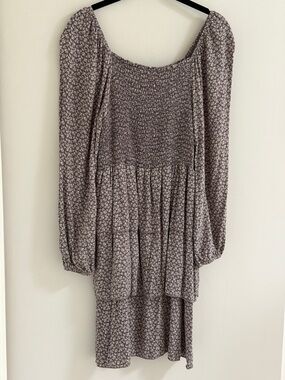 Floral Smocked Babydoll Dress | Long Sleeve Cottagecore Mini